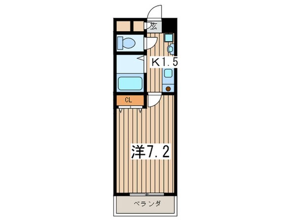 パンジ－　Ｆ－８の物件間取画像